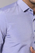 Armürlü Buz Mavi Erkek Gömlek | Wessi thumbnail 4