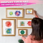 Pilli Döner Zemin Grafiti Boyama Seti Döner Tezgahlı Kız Çocuk Sanat Aktivite Seti thumbnail 5