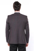 Ekose Füme Slim Fit Erkek Ceket - Wessi thumbnail 7