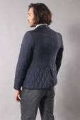 Lacivert Kapitone Ceket - Wessi thumbnail 5