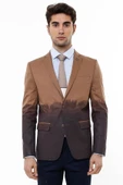 Pamuk Slim Fit Kahverengi Ceket | Wessi thumbnail 1