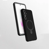 Samsung Galaxy S25 FE Kılıf Kablosuz Şarj Özellikli Standlı Samara Kapak thumbnail 7