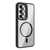 Samsung Galaxy S25 FE Kılıf Standlı ve Kamera Lens Hediyeli M-Safe Şarj Özellikli Etro Kapak thumbnail 4