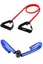 Delta Thigh Master Kalça Basen Şekillendirici + 120 Cm Tutacaklı Tam Sert Pilates Direnç Lastiği - 1