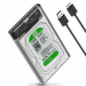 2.5 Inç Hdd Ssd Kutusu Usb 3.0 Harici Harddisk Kutusu QG-ST04 - 10