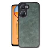 Vivo Y18 Kılıf Aras Deri Kapak - Koyu Yeşil thumbnail 1