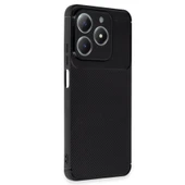 Realme C61 Kılıf Auto Focus Karbon Kapak - Siyah thumbnail 2