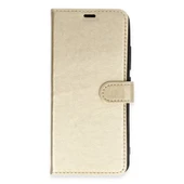 Oppo A58 Kılıf Trend S Plus Kapaklı Kılıf - Gold thumbnail 2