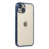 İphone 13 Kılıf Razer Lensli Silikon - Lacivert thumbnail 2