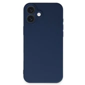 İphone 16 Kılıf First Silikon - Lacivert thumbnail 3