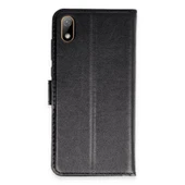 Huawei Y5 2019 Kılıf Trend S Plus Kapaklı Kılıf - Siyah thumbnail 1