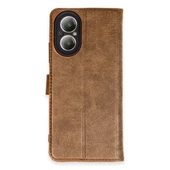 Realme 12 Lite Kılıf Trend S Plus Kapaklı Kılıf - Taba thumbnail 1