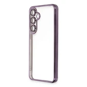 Samsung Galaxy S24 Fe Kılıf Razer Lensli Silikon - Mor thumbnail 2