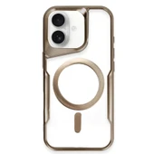 İphone 16 Kılıf Boyi Magsafe Silikon Kapak - Kahverengi thumbnail 1