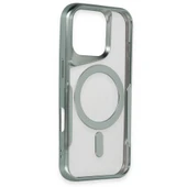 İphone 16 Pro Kılıf Boyi Magsafe Silikon Kapak - Lacivert thumbnail 2