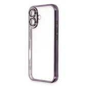İphone 16 Plus Kılıf Razer Lensli Silikon - Mor thumbnail 2