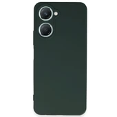 Vivo Y18 Kılıf First Silikon - Koyu Yeşil thumbnail 1