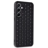 Samsung Galaxy A15 4g Kılıf Petek Silikon Kapak - Siyah thumbnail 2