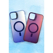 İphone 14 Pro Max Primera Magsafe Standlı Kapak - Lacivert thumbnail 3