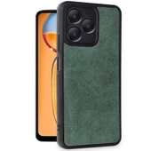 Realme Note 50 4g Kılıf Aras Deri Kapak - Koyu Yeşil thumbnail 2