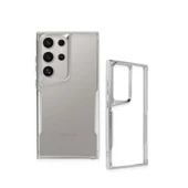 Samsung Galaxy S24 Ultra Kılıf Boyi Silikon Kapak - Titan Gri thumbnail 3