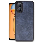 Oppo A38 Kılıf Aras Deri Kapak - Lacivert thumbnail 1