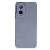 Oppo A38 Kılıf Nano İçi Kadife Silikon - Gri thumbnail 1