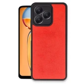 Realme Note 50 4g Kılıf Aras Deri Kapak - Kırmızı thumbnail 2