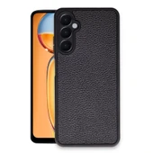 Samsung Galaxy A25 5g Kılıf Aras Deri Kapak - Siyah thumbnail 1