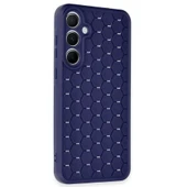 Samsung Galaxy A25 5g Kılıf Petek Silikon Kapak - Lacivert thumbnail 2