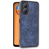 Oppo A38 Kılıf Aras Deri Kapak - Lacivert thumbnail 2