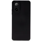 Oppo A38 Kılıf Nano İçi Kadife Silikon - Siyah thumbnail 1