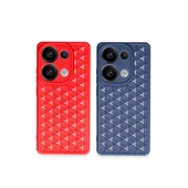 Xiaomi Redmi Note 13 Pro 4g Kılıf Petek Silikon Kapak - Lacivert thumbnail 2