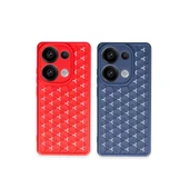 Realme C65 Kılıf Petek Silikon Kapak - Lacivert thumbnail 2