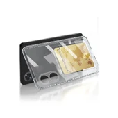 Oppo A38 Kılıf Kart Şeffaf Silikon - Şeffaf thumbnail 2