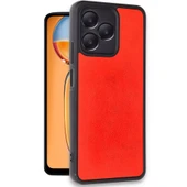 Realme Note 50 4g Kılıf Aras Deri Kapak - Kırmızı thumbnail 1