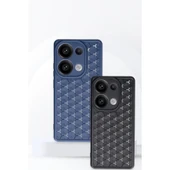 Xiaomi Redmi Note 13 Pro 4g Kılıf Petek Silikon Kapak - Koyu Yeşil thumbnail 3