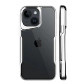 İphone 15 Kılıf Boyi Silikon Kapak - Gümüş thumbnail 2