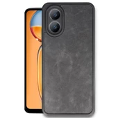 Oppo A38 Kılıf Aras Deri Kapak - Siyah thumbnail 1