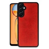 Samsung Galaxy A35 5g Kılıf Aras Deri Kapak - Kırmızı thumbnail 1