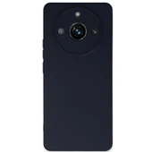 Realme 11 Pro Kılıf Nano İçi Kadife Silikon - Lacivert thumbnail 1