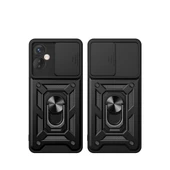 İnfinix Hot 40 Pro Kılıf Pars Lens Yüzüklü Silikon - Yeşil thumbnail 2