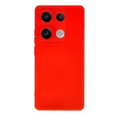 Xiaomi Redmi Note 13 Pro 4g Kılıf Nano İçi Kadife Silikon - Kırmızı thumbnail 1