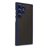 Samsung Galaxy S24 Ultra Kılıf Montreal Silikon Kapak - Lacivert thumbnail 2