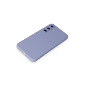 Samsung Galaxy S24 Kılıf Nano İçi Kadife Silikon - Lila thumbnail 4