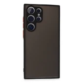 Samsung Galaxy S24 Ultra Kılıf Montreal Silikon Kapak - Siyah thumbnail 1