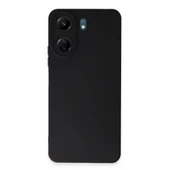 Xiaomi Redmi 13c Kılıf Nano İçi Kadife Silikon - Siyah thumbnail 1