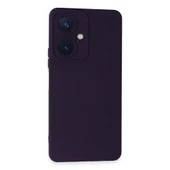 Vivo Y27 Kılıf Nano İçi Kadife Silikon - Mor thumbnail 1