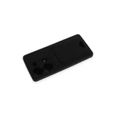 Xiaomi Redmi Note 13 Pro 4g Kılıf Kelvin Kartvizitli Silikon - Siyah thumbnail 3