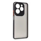 İnfinix Hot 40 Pro Kılıf Montreal Silikon Kapak - Siyah thumbnail 2